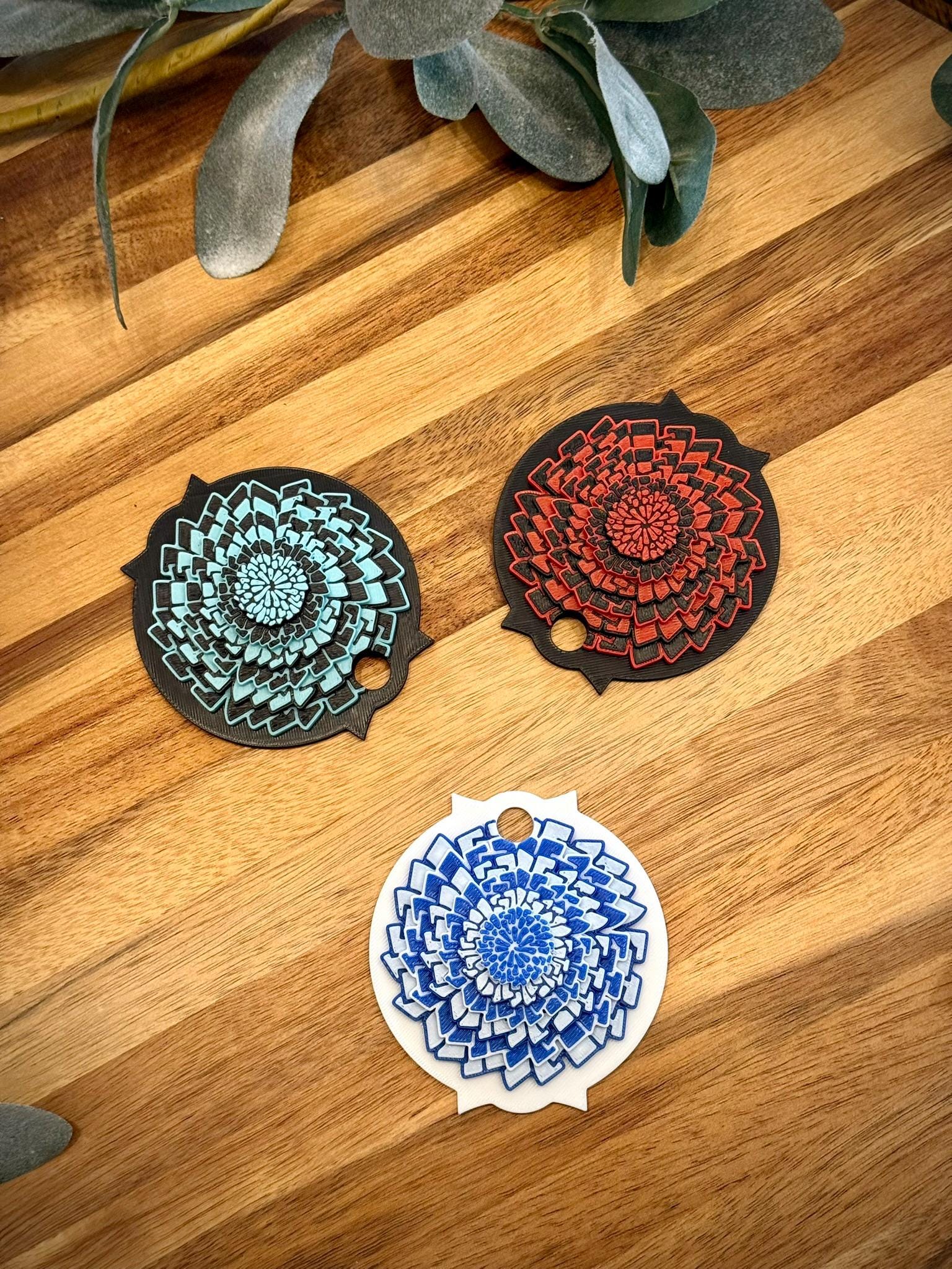 Cheer Pom Pom Stanley Topper – 3D Printed Lid Accessory for 30oz Tumblers – Fits Stanley Cup – Unique Cheer Gift – Custom Colors