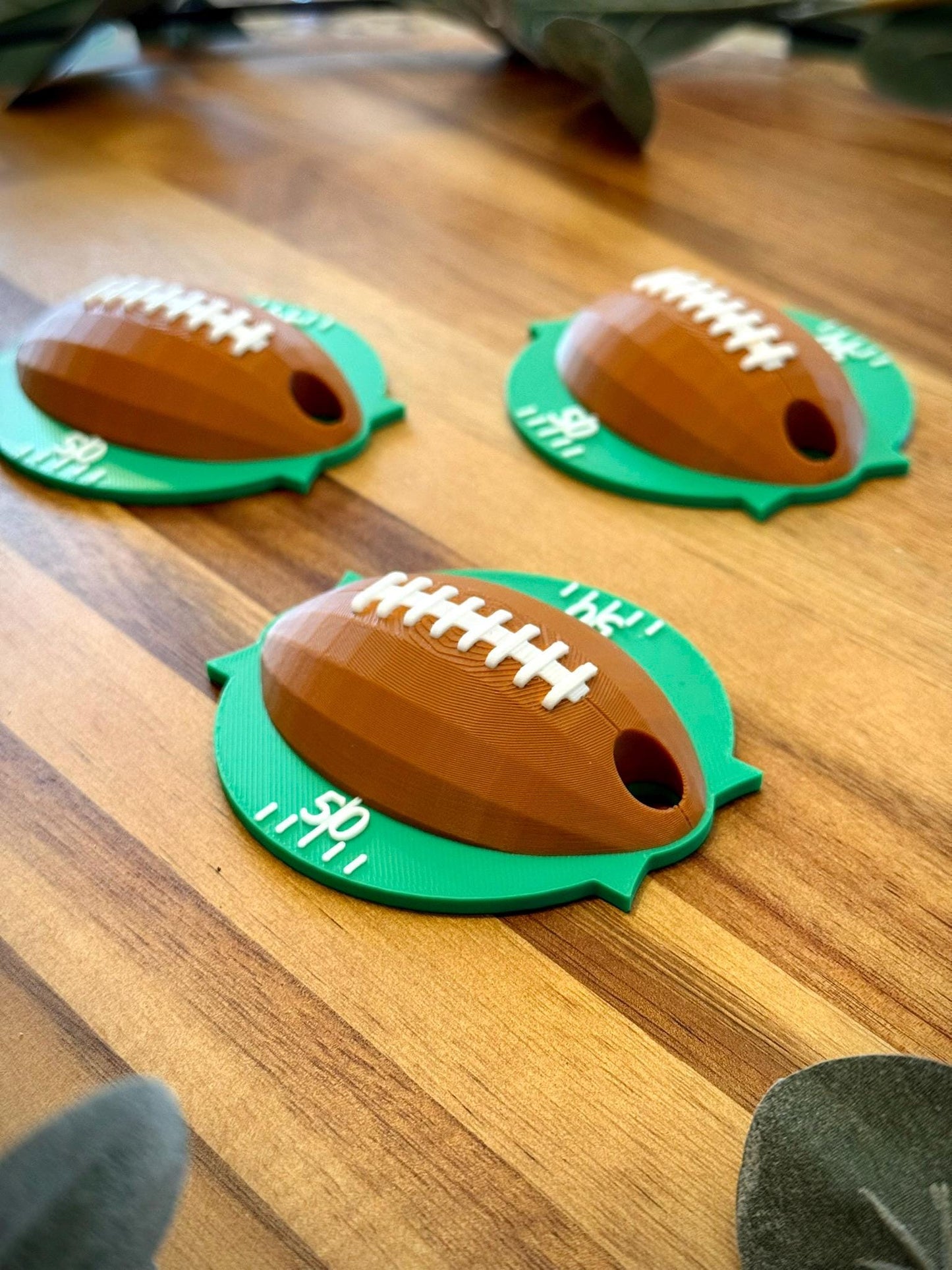 Football Stanley Topper – 3D Printed Lid Accessory for 30oz & 40oz Stanley Tumblers – Game Day – Tailgate Tumbler Top – Fall Sports Gift