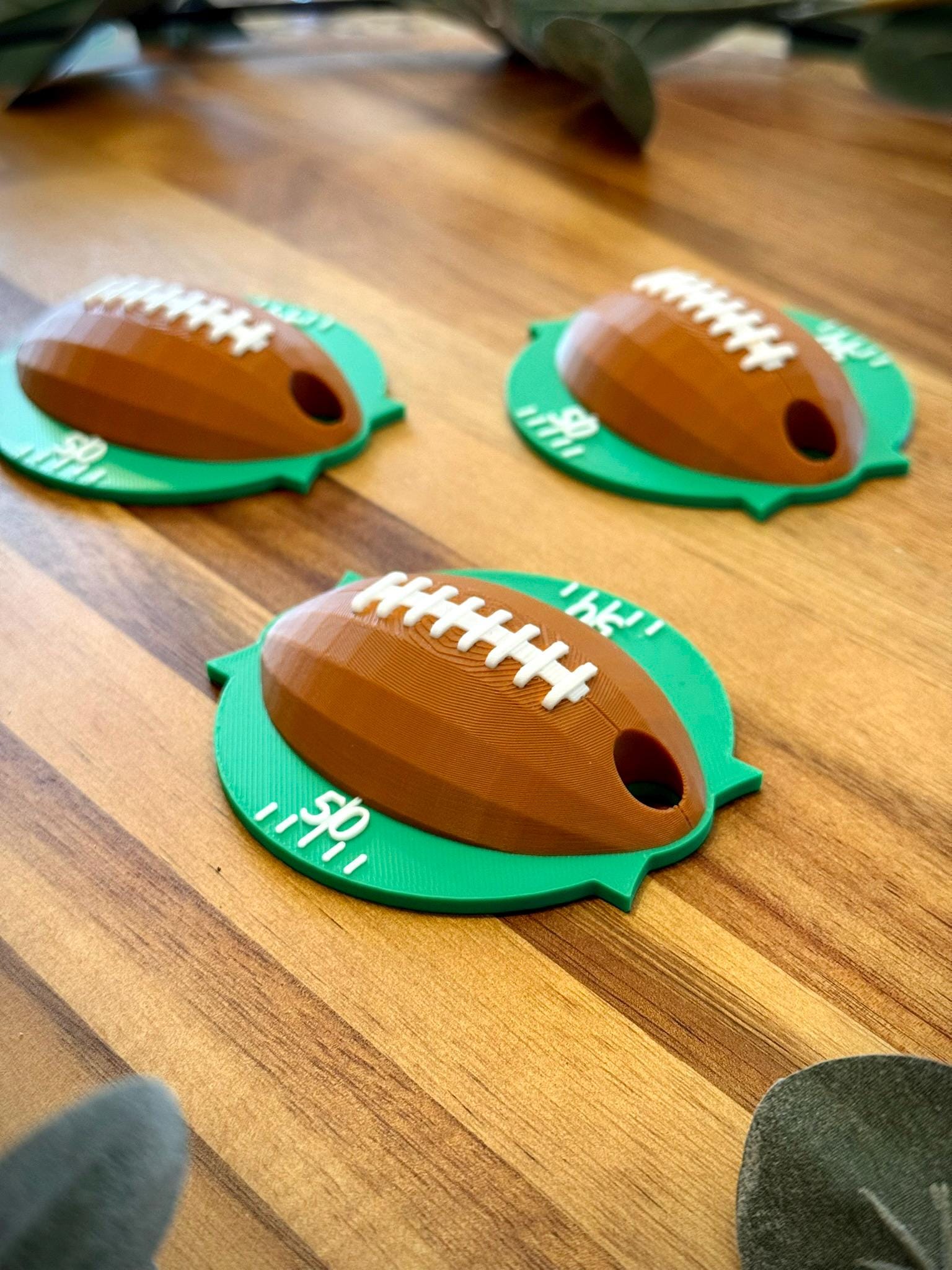 Football Stanley Topper – 3D Printed Lid Accessory for 30oz & 40oz Stanley Tumblers – Game Day – Tailgate Tumbler Top – Fall Sports Gift