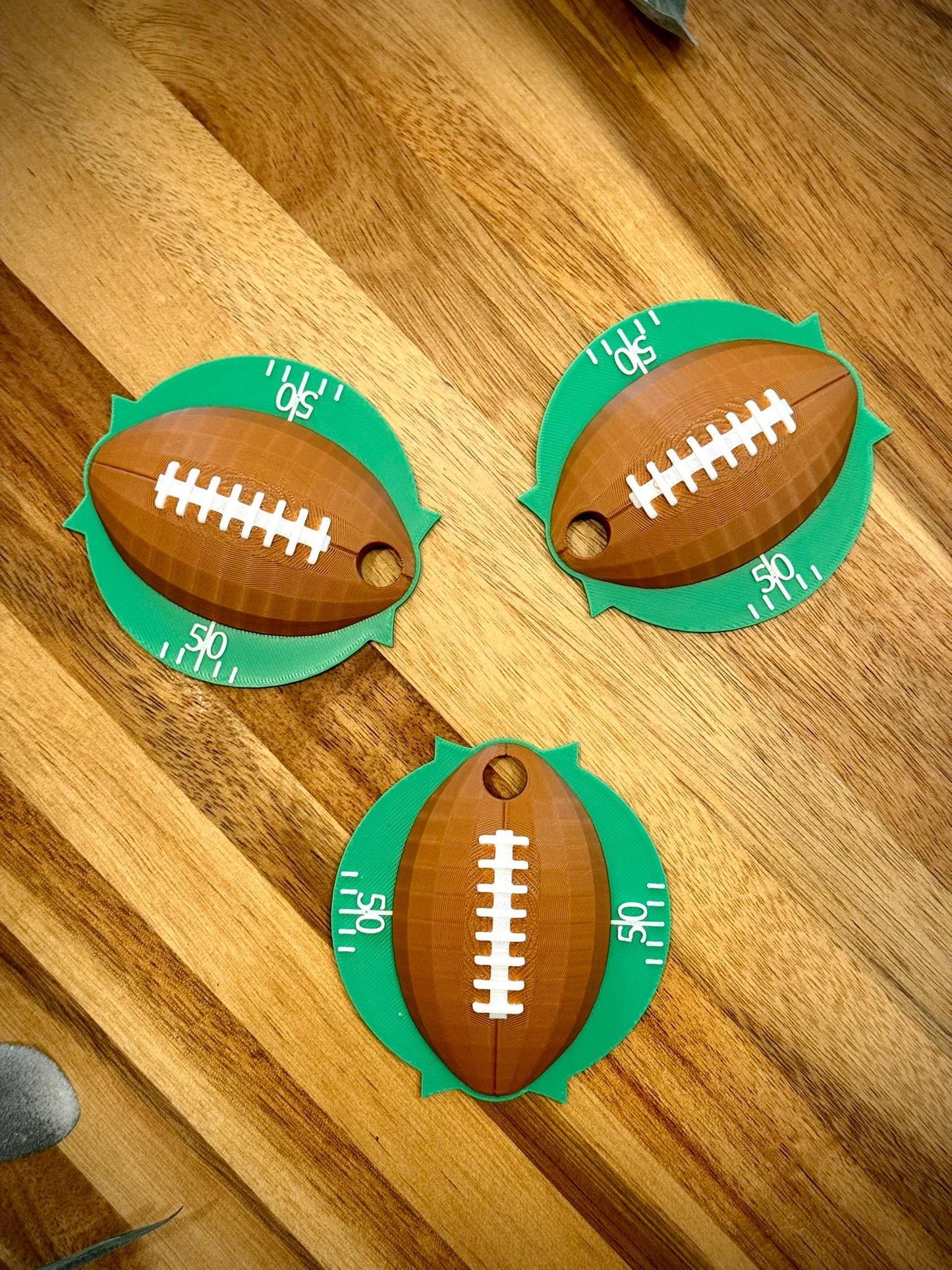 Football Stanley Topper – 3D Printed Lid Accessory for 30oz & 40oz Stanley Tumblers – Game Day – Tailgate Tumbler Top – Fall Sports Gift