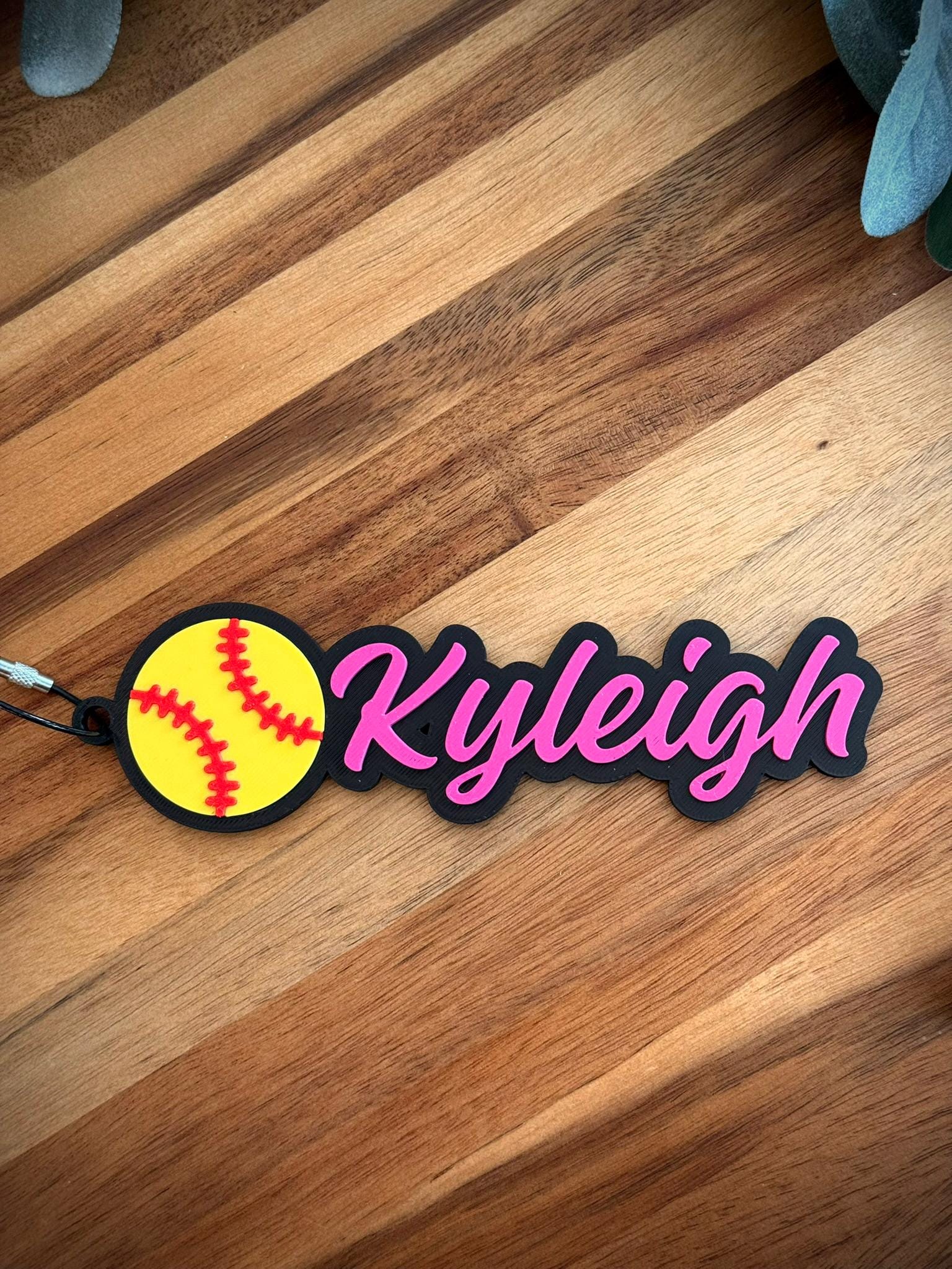 Personalized Softball Bag Tags | Custom Colors | Name Tag | Softball Bag | Customizable Softball Charm, Bat Bags, Backpacks, BAG SWAG